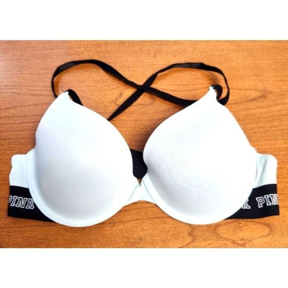 PINK SET OF 2 Ware everywhere underwire, lightly padded, 34C. 1-Black and 1-Blue - Picture 9 of 16